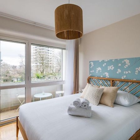 Rosa, Confortable 2 Chambres Avec Parking Dans Le Centre Rennes Luaran gambar