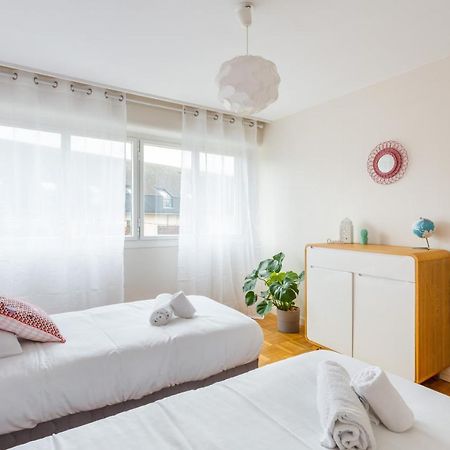 Rosa, Confortable 2 Chambres Avec Parking Dans Le Centre Rennes Luaran gambar